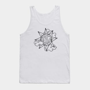 Sun in clouds Tank Top